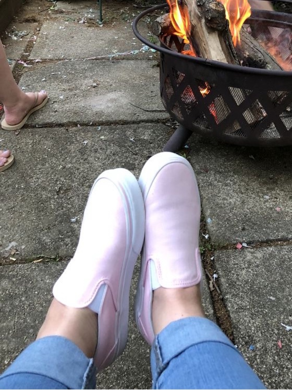 VANS - Soft Pink Slip On